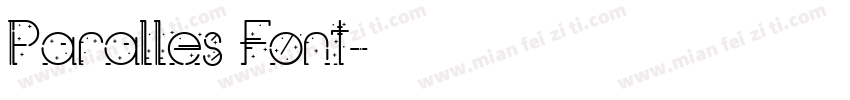 Paralles Font字体转换